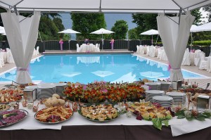 Hotel/Camping Europa Aussenbuffet