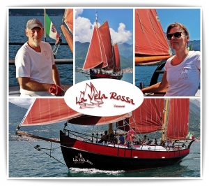 La vela rossa Domaso